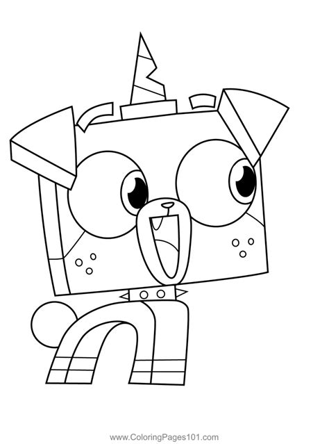 puppycorn coloring page|More.